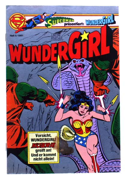 DC Comics Superman präsentiert: Wundergirl Comic (Wonder Woman) Nr. 5 (1981)